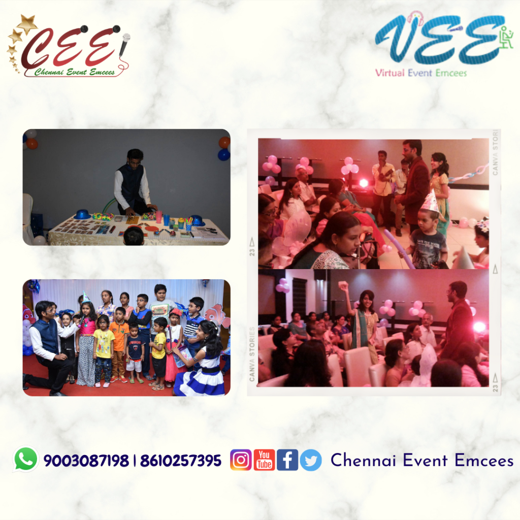 Birthday Party Event Hosting_Chennai Event Emcees and Entertainers